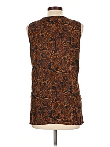 Maggie Barnes Sleeveless Button-Down Shirt (view 2)