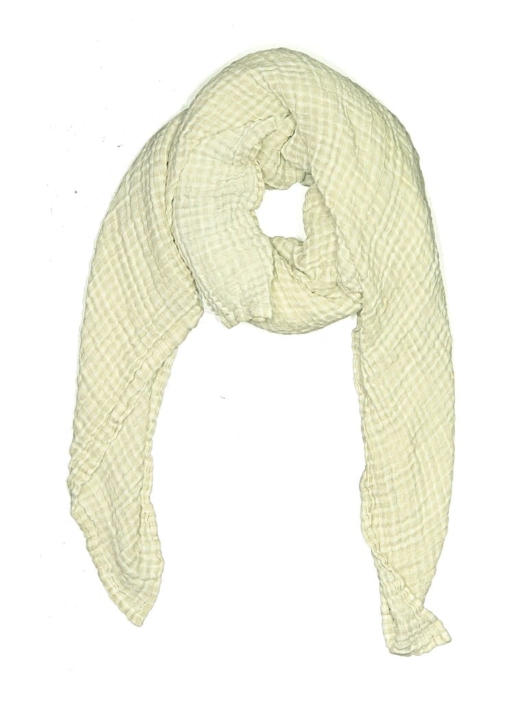 Pre-owned Assorted Brands Scarf In Yellow
