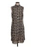 CAbi 100% Polyester Print Blue Casual Dress Size S - photo 1