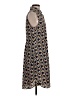 CAbi 100% Polyester Print Blue Casual Dress Size S - photo 4