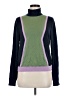 L.K. Bennett Color Block Green Turtleneck Sweater Size M (estimated) - photo 1