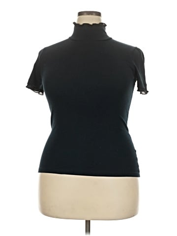 Brunello Cucinelli Short Sleeve Turtleneck (view 1)