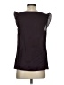 Ann Taylor LOFT 100% Polyester Black Sleeveless Blouse Size S - photo 2