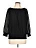 MICHAEL Michael Kors 100% Polyester Black Long Sleeve Blouse Size L - photo 1