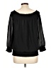 MICHAEL Michael Kors 100% Polyester Black Long Sleeve Blouse Size L - photo 2