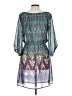 6 Degrees 100% Polyester Paisley Blue Cocktail Dress Size L - photo 2