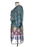 6 Degrees 100% Polyester Paisley Blue Cocktail Dress Size L - photo 5