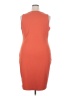 Ashley Stewart Solid Orange Casual Dress Size 18 Plus - photo 2