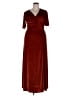 Baltic Born Orange Burgundy Cocktail Dress Size 3X - photo 1