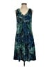 Anne Klein Paisley Blue Cocktail Dress Size 2 - photo 1