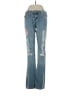 True Religion 100% Cotton Graphic Blue Jeans Size 24 waist - photo 1