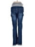 Shein Solid Blue Jeans Size 14 - photo 2