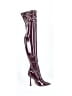 Steve Madden Burgundy Boots Size 5 1/2 - photo 1