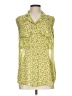 CAbi 100% Polyester Green Sleeveless Blouse Size L - photo 1