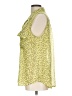 CAbi 100% Polyester Green Sleeveless Blouse Size L - photo 5
