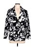 Damart Print Black Blazer Size M - photo 1