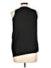 Vocal 100% Polyester Black Sleeveless Blouse Size L - photo 2
