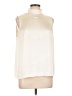 Express 100% Polyester Ivory Sleeveless Blouse Size L - photo 1