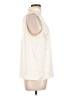 Express 100% Polyester Ivory Sleeveless Blouse Size L - photo 4