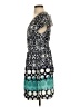 Papillon Print Teal Cocktail Dress Size S - photo 5