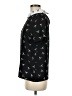 Q2 Collection Black Short Sleeve Blouse Size M - photo 5