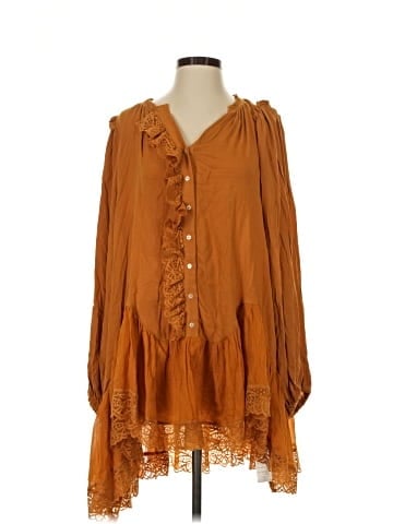 Free People Long Sleeve Blouse (view 1)