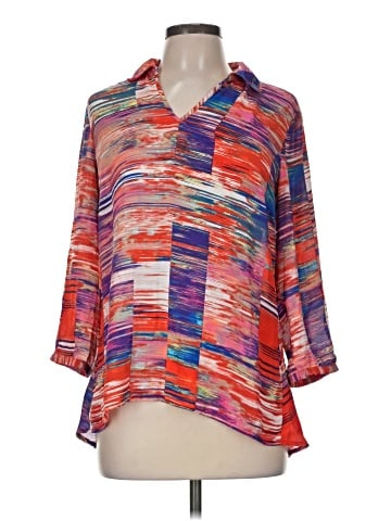 Investments 3/4 Sleeve Blouse (view 1)