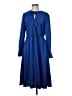 H&M 100% Polyester Blue Casual Dress Size M - photo 1