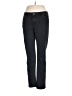 Garnet Hill Chevron-herringbone Black Jeans Size 12 - photo 1