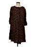 Caslon Paisley Brown Casual Dress Size S - photo 1