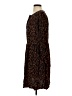 Caslon Paisley Brown Casual Dress Size S - photo 5