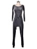 rue21 Metallic Gray Jumpsuit Size M - photo 1