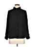 H&M 100% Polyester Solid Black 3/4 Sleeve Blouse Size 12 - photo 1