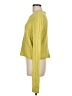 Ann Taylor LOFT 100% Cotton Chevron-herringbone Yellow Pullover Sweater Size M - photo 5