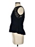 Rebecca Taylor Black Sleeveless Blouse Size 2 - photo 5