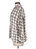Max Studio 100% Rayon Plaid Gray 3/4 Sleeve Blouse Size M - photo 5