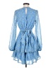 Japna 100% Polyester Blue Cocktail Dress Size S - photo 2