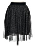 OAK + FORT Metallic Black Formal Skirt Size S - photo 1