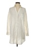 L Space 100% Viscose Ivory 3/4 Sleeve Button-Down Shirt Size XS - photo 1
