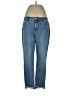 Talbots Stripes Blue Jeans Size 12 - photo 1