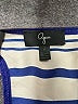 Aqua 100% Polyester Stripes Blue Casual Dress Size XS - photo 7