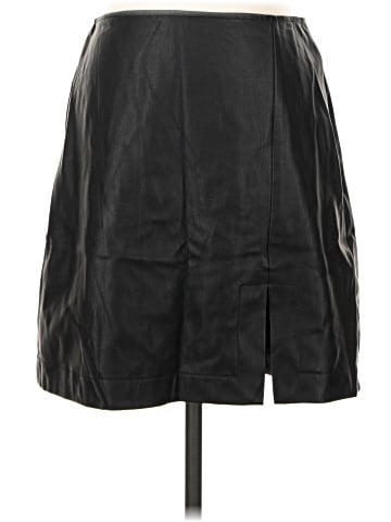 Maeve by Anthropologie Faux Leather Skirt (view 1)