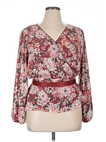 LC Lauren Conrad Long Sleeve Blouse (view 1)