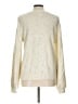 LC Lauren Conrad Metallic Ivory Pullover Sweater Size L - photo 2