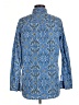 Lands' End 100% Baumwolle Paisley Blue Long Sleeve Button-Down Shirt Size 8 (tall) - photo 2