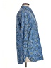 Lands' End 100% Baumwolle Paisley Blue Long Sleeve Button-Down Shirt Size 8 (tall) - photo 4