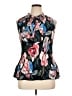 DKNY 100% Polyester Black Tank Top Size XL - photo 1
