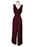 MSK Solid Burgundy Jumpsuit Size M - photo 1