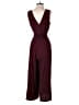 MSK Solid Burgundy Jumpsuit Size M - photo 2