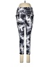 Athletic Works Print Silver Active Pants Size M - photo 1